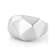 Sculptural Dome Statement Ring In Sterling Silver