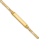 14k Yellow Gold Diamond-Cut Figaro Link ID Bracelet