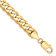 14k Yellow Gold 8.5mm Flat Beveled Curb Link Bracelet