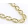 Turkish Mariner Chain Necklace In 18K Gold Over Sterling Silver 8mm 18 Inch