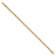 10k Yellow Gold 5mm Hand-polished Fancy Link Bracelet