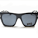 Kendall + Kylie Square Black Frame/Gray Lens Sunglasses