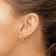 14K Yellow Gold 13mm x 2mm Polished Lightweight Tube Hoop Earrings