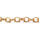 CZ Station Chain Bracelet In 14K Gold Over Brass