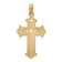 14k Yellow Gold Passion Cross Pendant