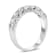 1.00cttw 7 Stone Diamond Band Ring in 14k White Gold