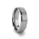 SHIRE Titanium Brushed Center Men’s Flat Wedding Ring with Polished
Beveled Edges 6mm