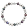 Rhodium Over Sterling Silver Multi-color Freshwater Pearl
Necklace/Bracelet/Earring Set