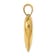 14k Yellow Gold 3D Polished Puffed Heart Pendant
