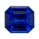 Sapphire 9.65x8.74mm Emerald Cut 5.04ct