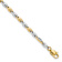 14k Two-tone Gold Polished Fancy Link Bracelet