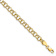 10k Yellow Gold 5.25mm Double Link Charm Bracelet