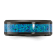 Black Zirconium Polished with Blue Imitation Opal Inlay 8.00mm Band