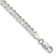 Sterling Silver 4.5mm Concave Beveled Curb Chain Bracelet