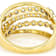 Refined Lab-Grown Diamond Ring 1ctw In 14K Gold Over Sterling Silver