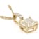 Diamond Simulant Asscher Candlelight And Lab-Grown Diamond Pendant
Necklace In 18K Gold Over Sterling Silver 3.40ctw