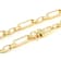 Scroll Necklace In 18K Gold Over Bronze 22 Inch