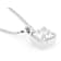 Moissanite Cushion-Cut Solitaire Pendant In Platinum-Enhanced Sterling
Silver 2.00ctw Diamond Equivalent Weight