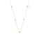 Mother-Of-Pearl Mariner Link Station Necklace In 14K Gold Over Sterling Silver
