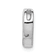 Rhodium Over 14k White Gold Diamond Heart Chain Slide Pendant