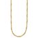 14K Yellow Gold Diamond-cut Beaded 18-inch Necklace
