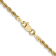 14k Yellow Gold 2.25mm Diamond Cut Rope with Lobster Clasp Chain 24 Inches