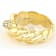 CZ San Marco Band Ring In 18K Gold Over Sterling Silver 0.24ctw