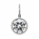 White Cubic Zirconia 14k White Gold Earrings With Velvet Gift Box 2.00ctw