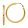 14k Yellow Gold 1 15/16" Polished Round Hoop Earrings