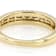 Baguette And Round Lab-Grown Diamond Band Ring In 14K Gold Over Sterling Silver