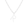 Letter R Initial Cultured Freshwater Pearl Rhodium Over Sterling Silver
Pendant With  18" Chain