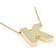 Block Letter K Initial Necklace In 10K Yellow Gold