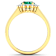 1.75ctw Green Emerald and Diamond 14K Yellow Gold Halo Ring