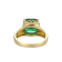Green And White Cubic Zirconia 18k Yellow Gold Over Silver May
Birthstone Ring 5.23ctw
