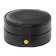 Black Round Double Layer Jewelry Box with Mirror