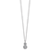 Rhodium Over Sterling Silver Double Round Cubic Zirconia Halo With 2
Inch Extension Necklace
