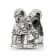 Sterling Silver Overalls Bead