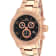 Oceanaut Men's Impulse Black Dial, Rose Stainless Steel Watch