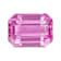 Pink Sapphire Unheated 7.27x5.45mm Emerald Cut 1.51ct