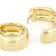 Classic Huggie Hoop Earrings In 18K Gold Over Sterling Silver