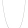 Rhodium Over 14k White Gold 0.7mm Solid Box 28 Inch Chain