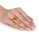 Madeira Citrine 14K Yellow Gold Cocktail Ring 15ctw