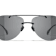 Chanel Black Aviator Frame / Gray Lenses Sunglasses