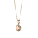 1.01ctw Morganite and Diamond Pendant in 14k Rose Gold