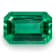 Panjshir Valley Emerald 6x4mm Emerald Cut 0.38ct