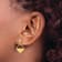 14k Yellow Gold Polished Contemporary Dangle Earrings