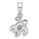 Rhodium Over Sterling Silver Antiqued Crystal Aug Birthstone Turtle Pendant