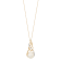 9mm Round White Freshwater Pearl and 0.08ctw Diamond 10K Yellow Gold
Pendant with Chain