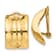 14k Yellow Gold Omega Clip Non-pierced Earrings