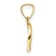 10k Yellow Gold Diamond Heart Pendant